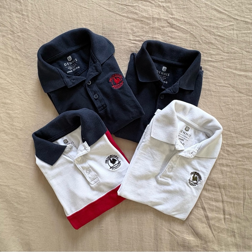 Primrose School Uniform: Bundle of Short Sleeve Polo Tops